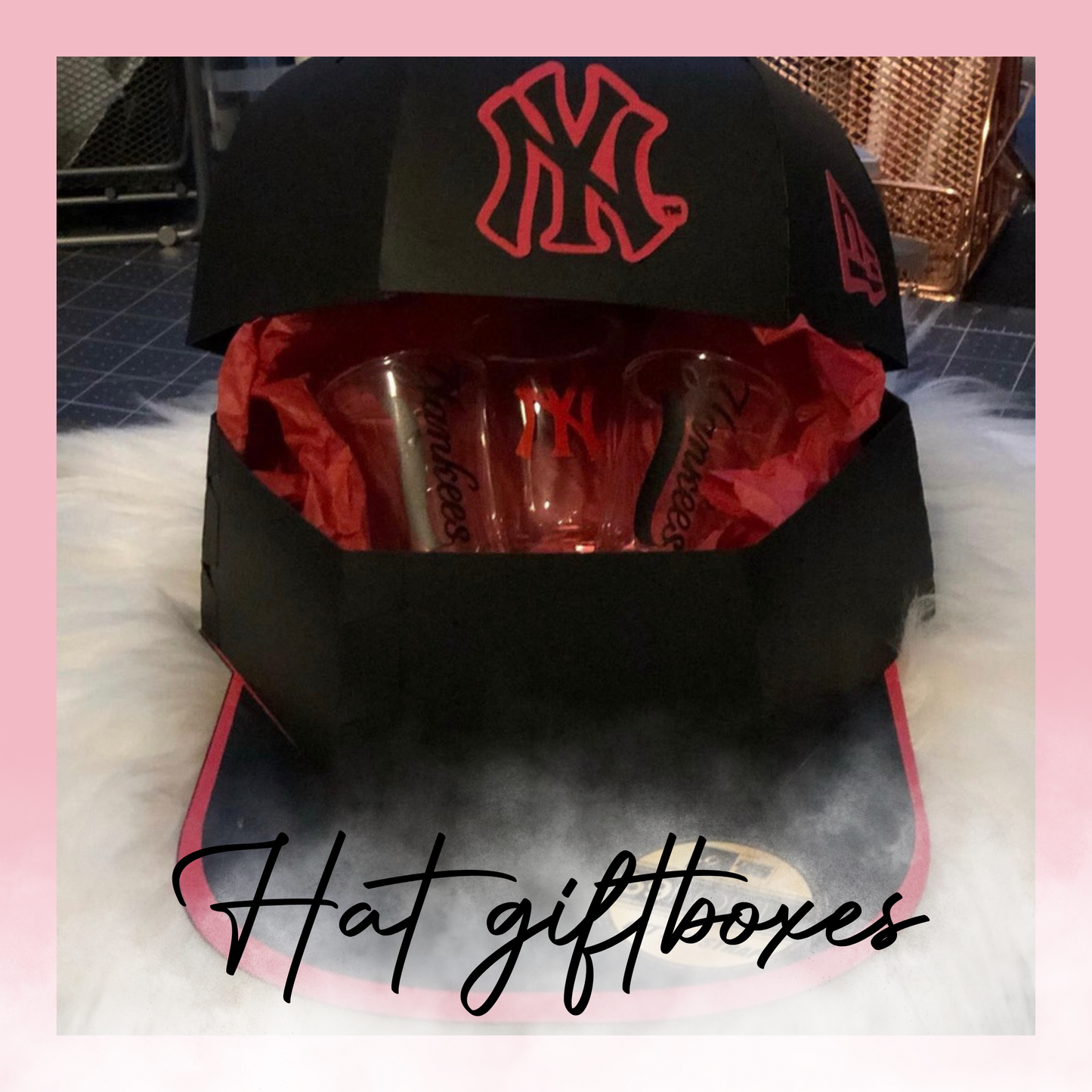 Custom Handmade Fitted Hat Gift Boxes